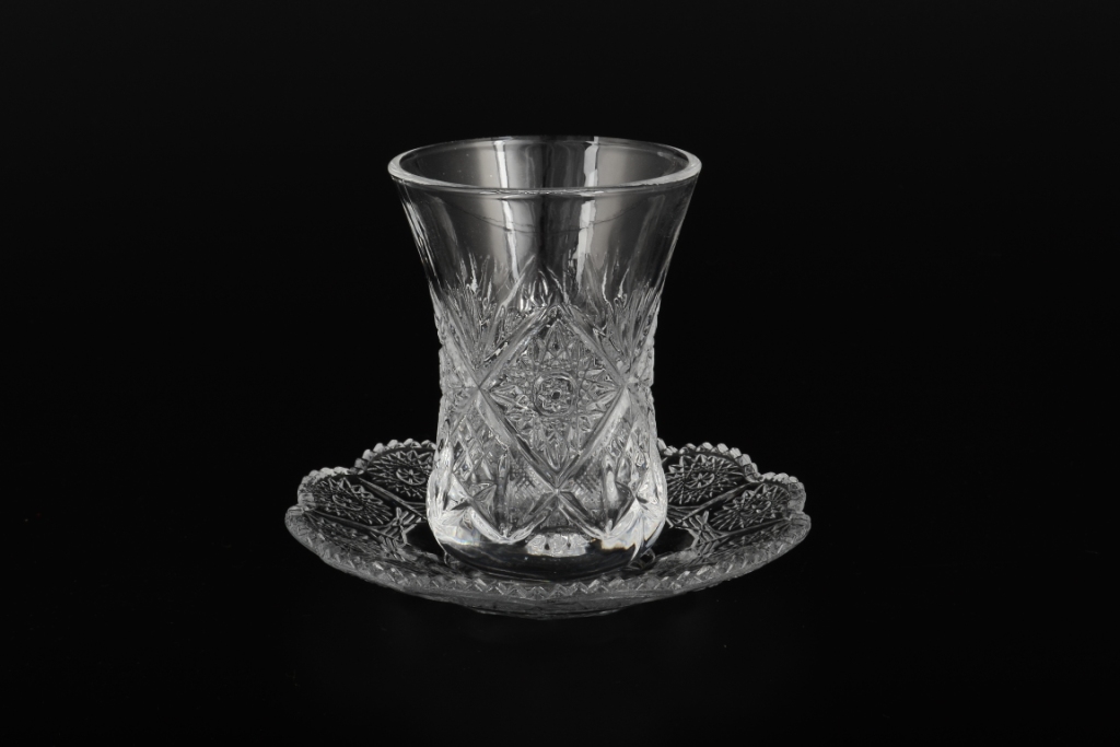 tazza da tè di cristallo