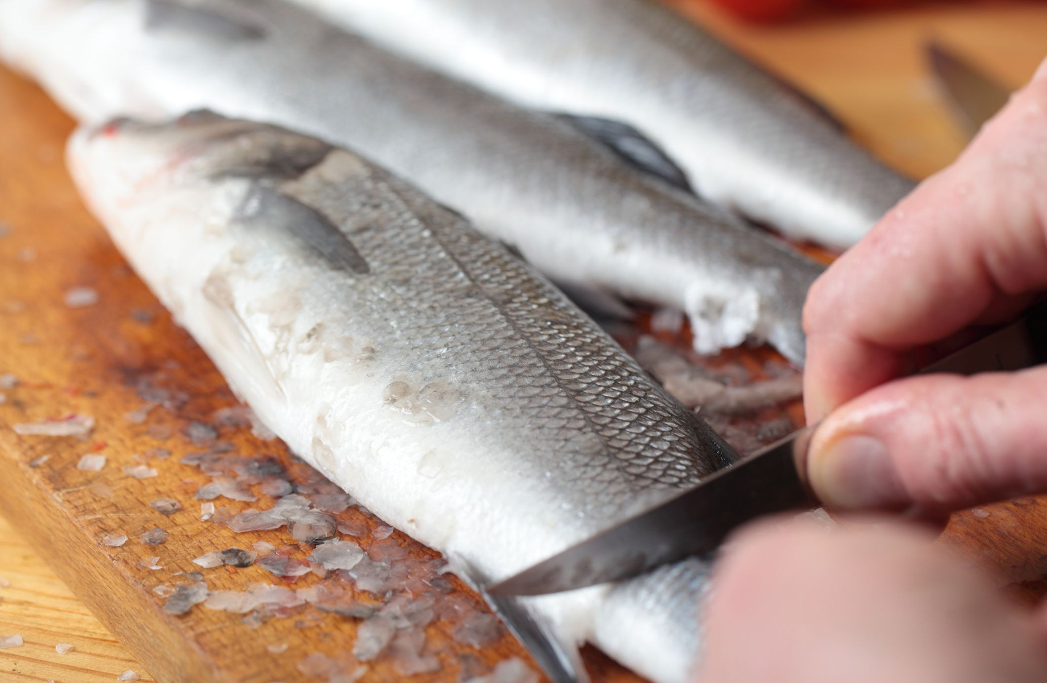 pulizia del pesce