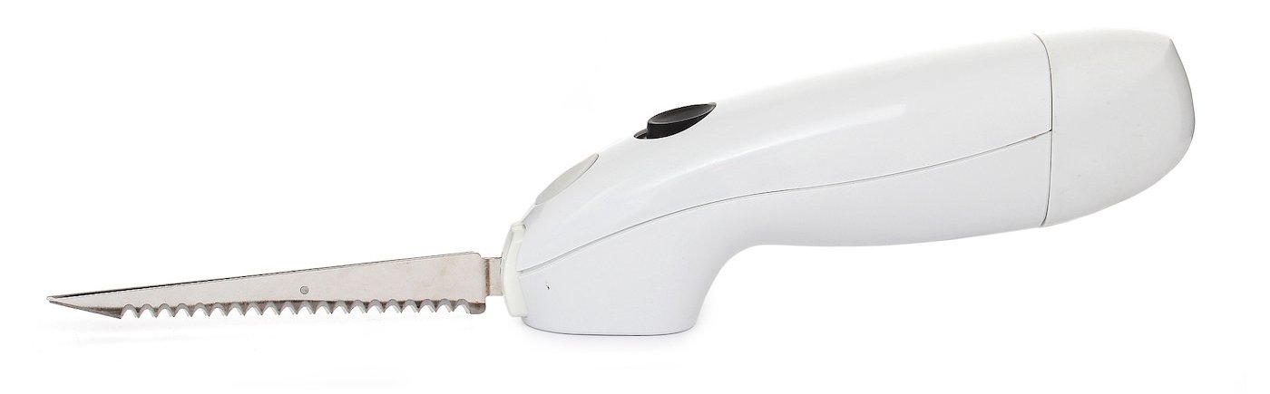coltello con pulsante di blocco