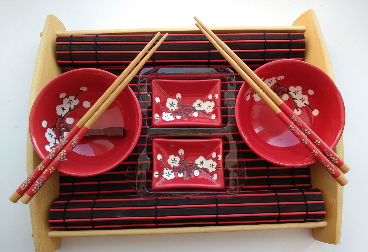 foto del set di sushi