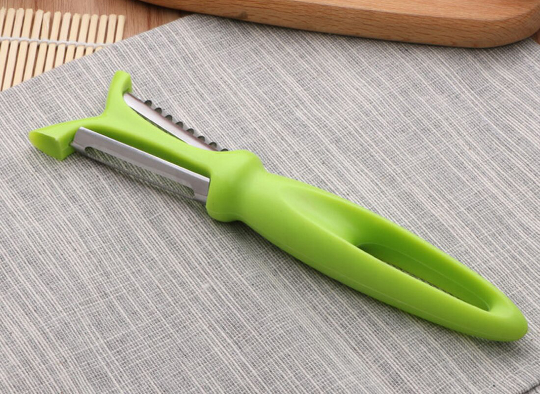 coltello con manico in silicone