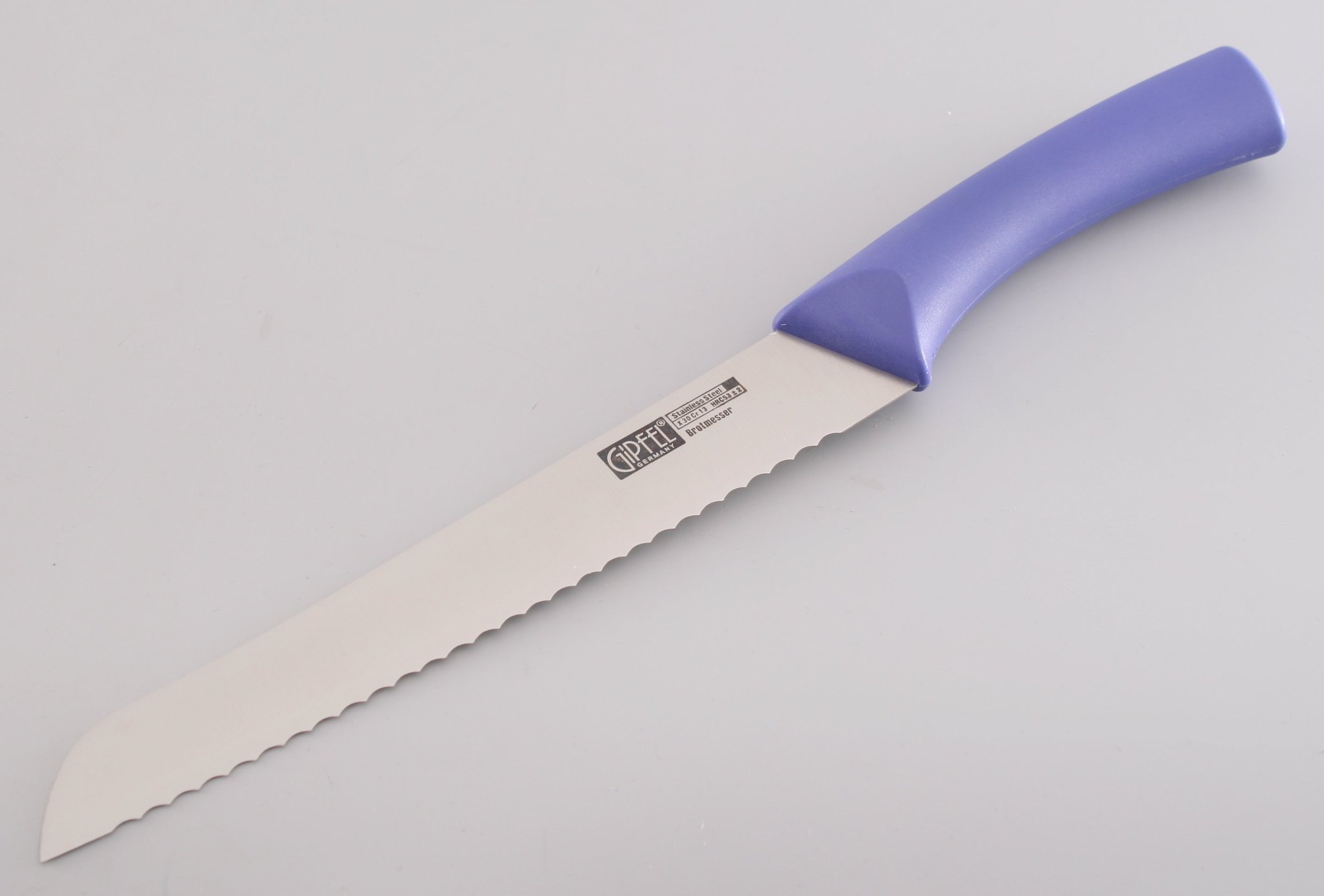 coltello con manico in silicone