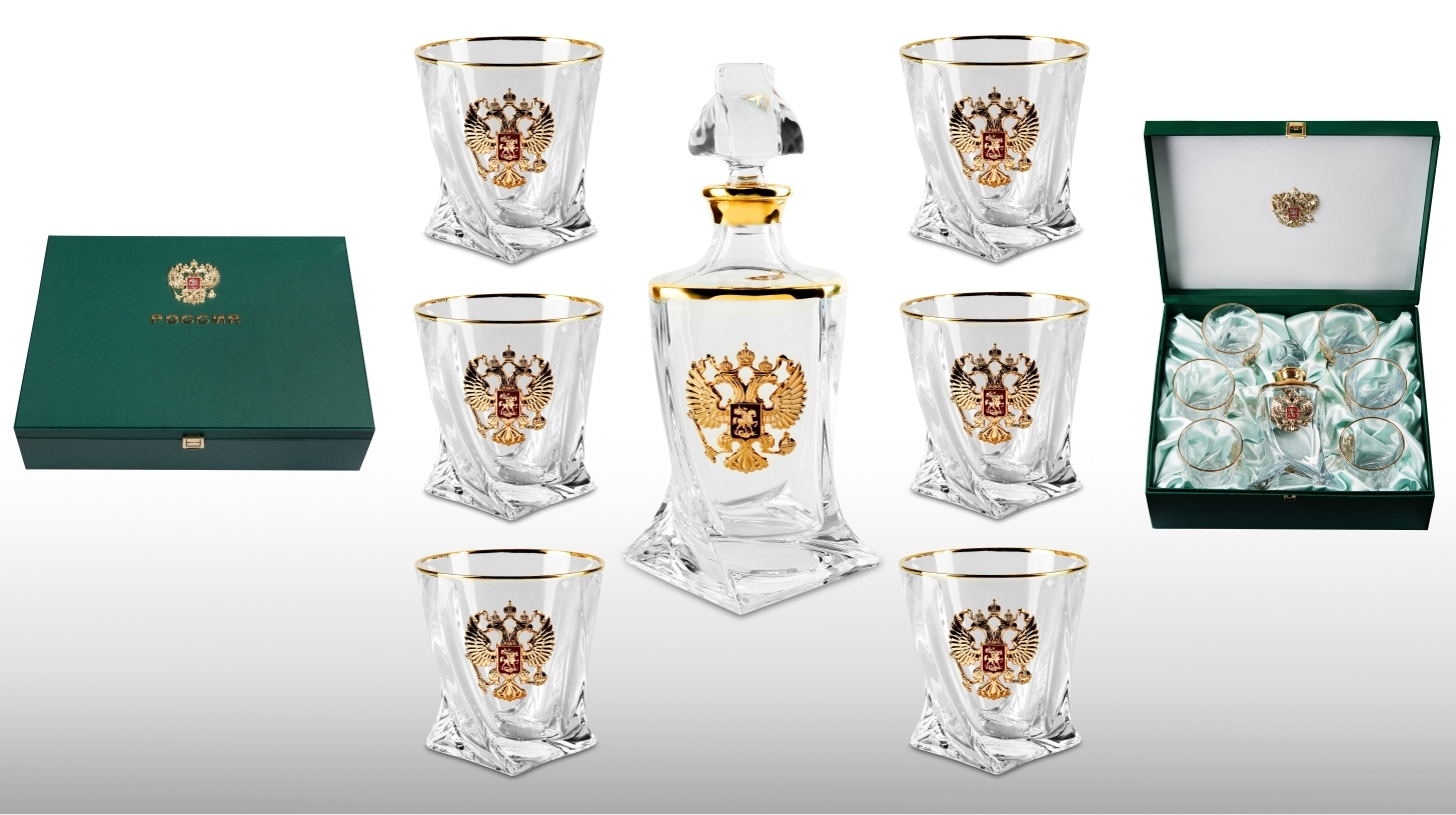 set regalo di bicchieri