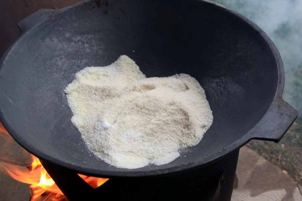 calcinazione con sale