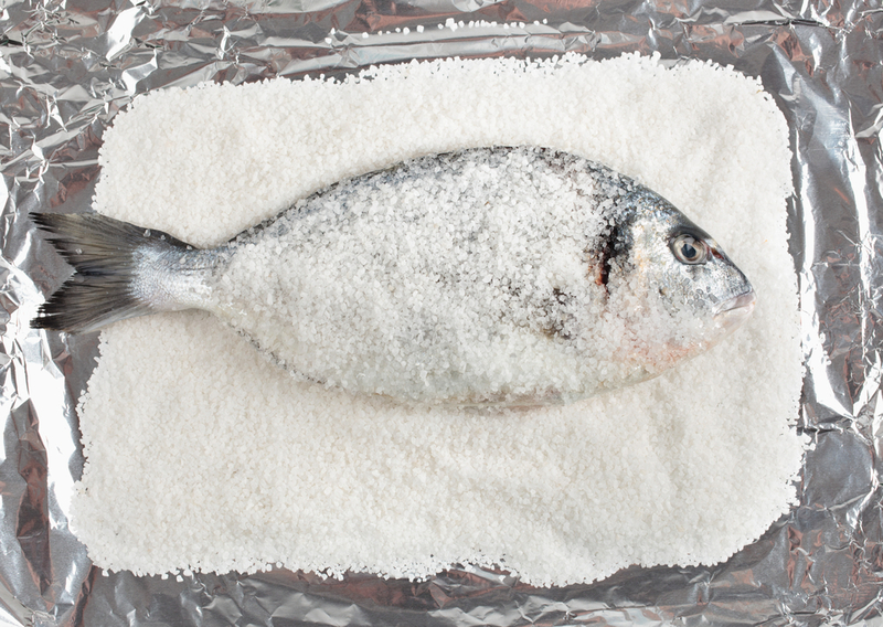 pesce sotto sale