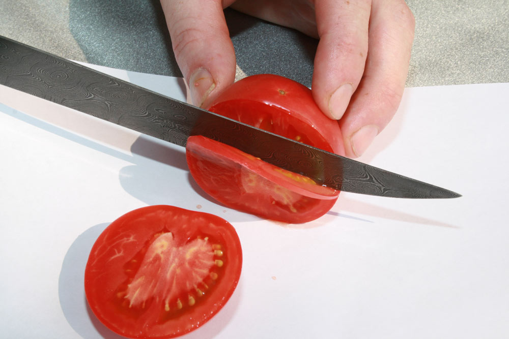 test del coltello per pomodori