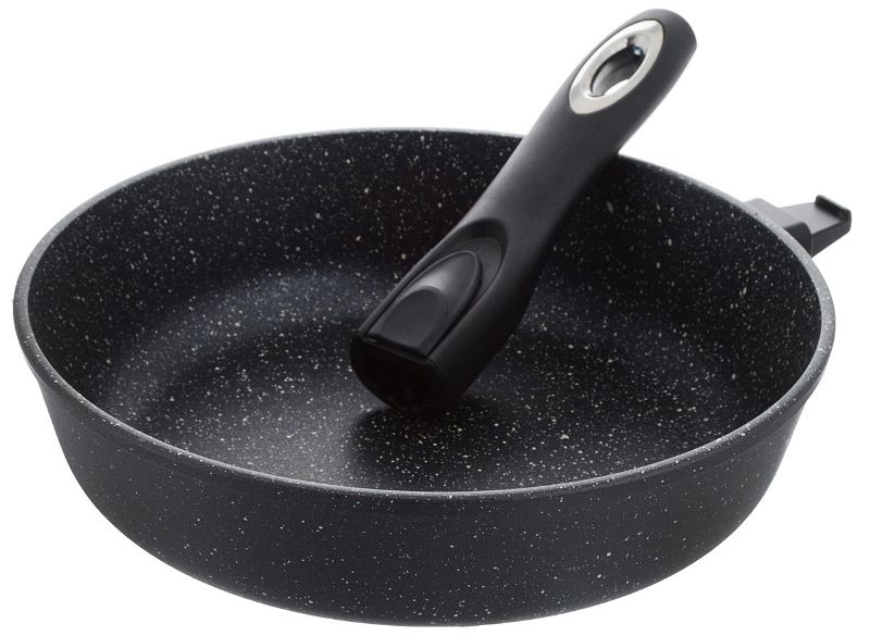 padella con manico rimovibile