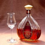bicchiere per decorazione fotografica di cognac