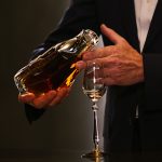 bicchiere per opzioni fotografiche di cognac