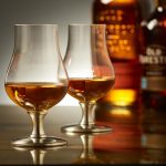 bicchiere per opzioni fotografiche di cognac