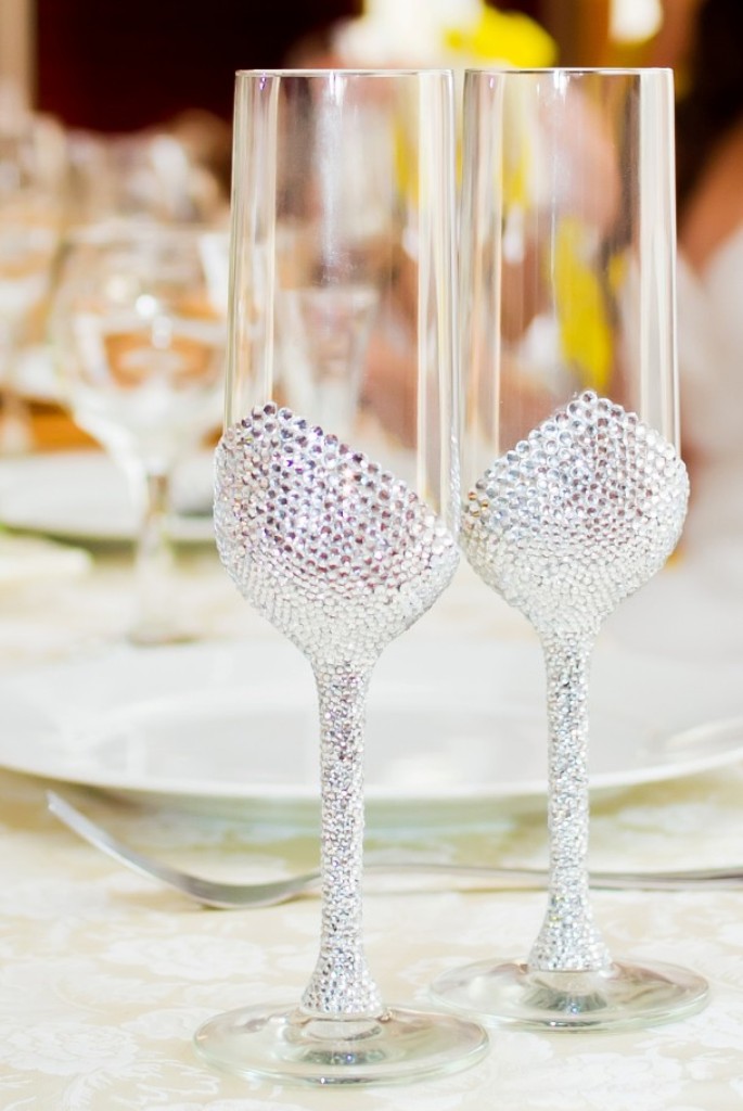 occhiali con strass