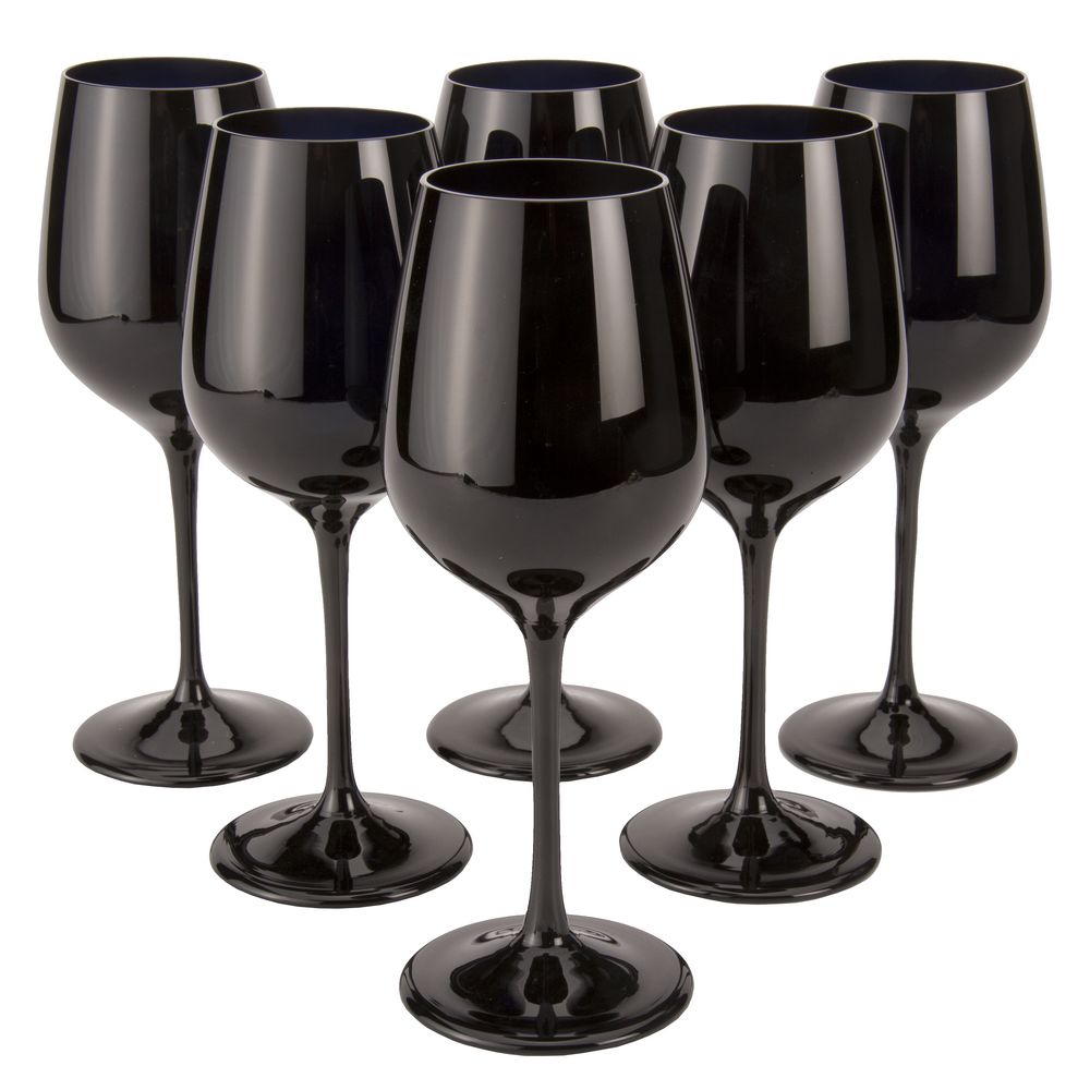bicchieri da vino neri