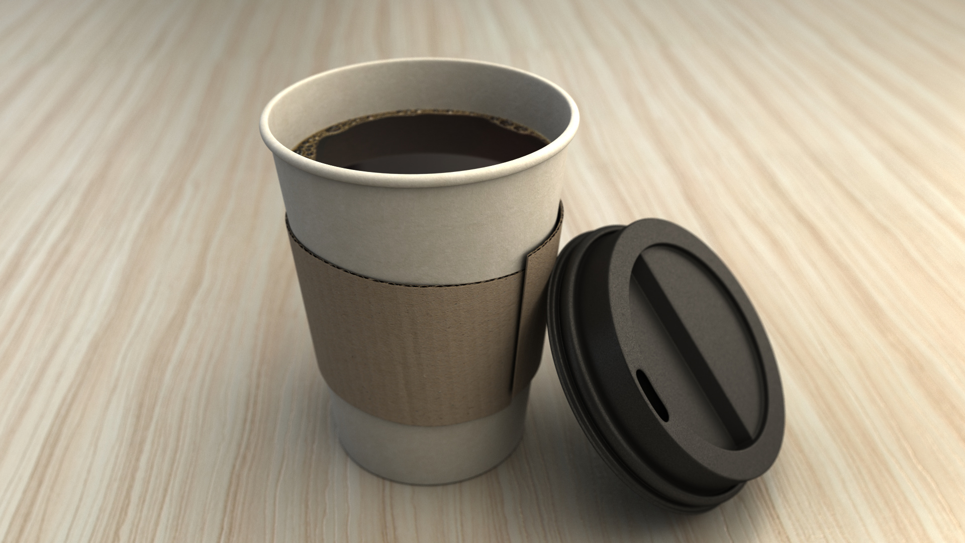 bicchiere di carta per il caffè