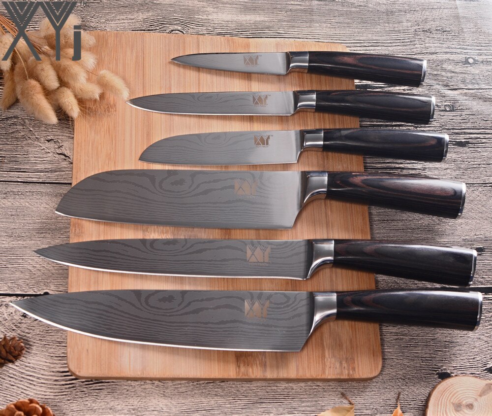set di coltelli damasco