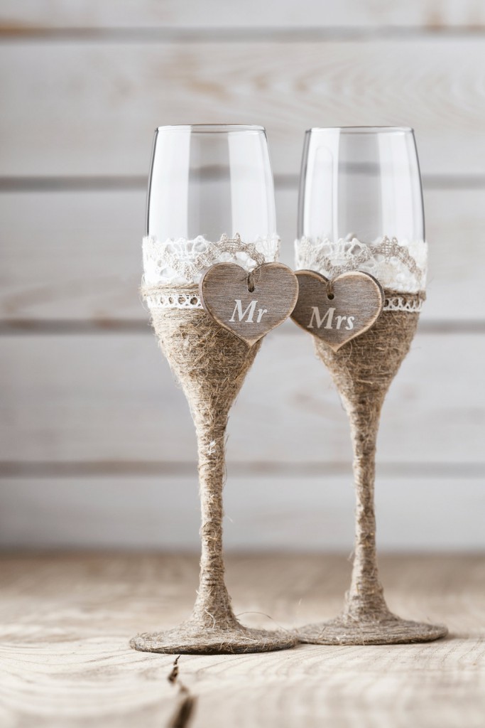 foto di idee per decorazioni in vetro