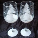 decorazione di bicchieri per il design fotografico di capodanno