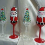 decorazioni di bicchieri per idee di design per il nuovo anno