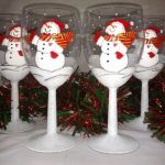 decorazioni di bicchieri per le opzioni di capodanno