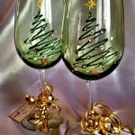decorazioni di bicchieri per foto di Capodanno
