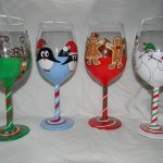 idee per decorazioni di bicchieri per il nuovo anno