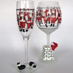decorazioni di bicchieri per idee fotografiche di capodanno