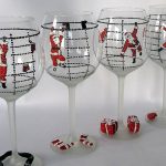 idee per la revisione della decorazione dei bicchieri per il nuovo anno