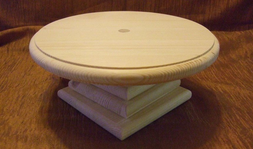 porta torta in legno