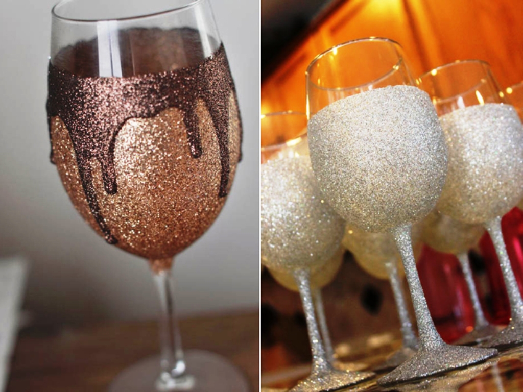 glitter sugli occhiali