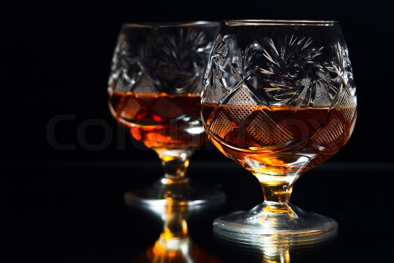 cognac nei bicchieri