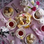 bella foto di decorazione della tavola