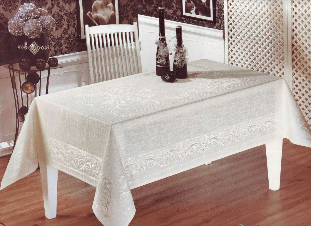 tovaglia jacquard crema