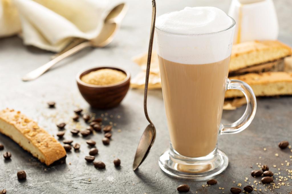 caffè latte con latte