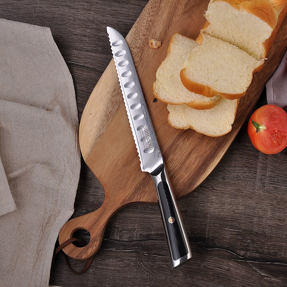 coltello da pane in acciaio