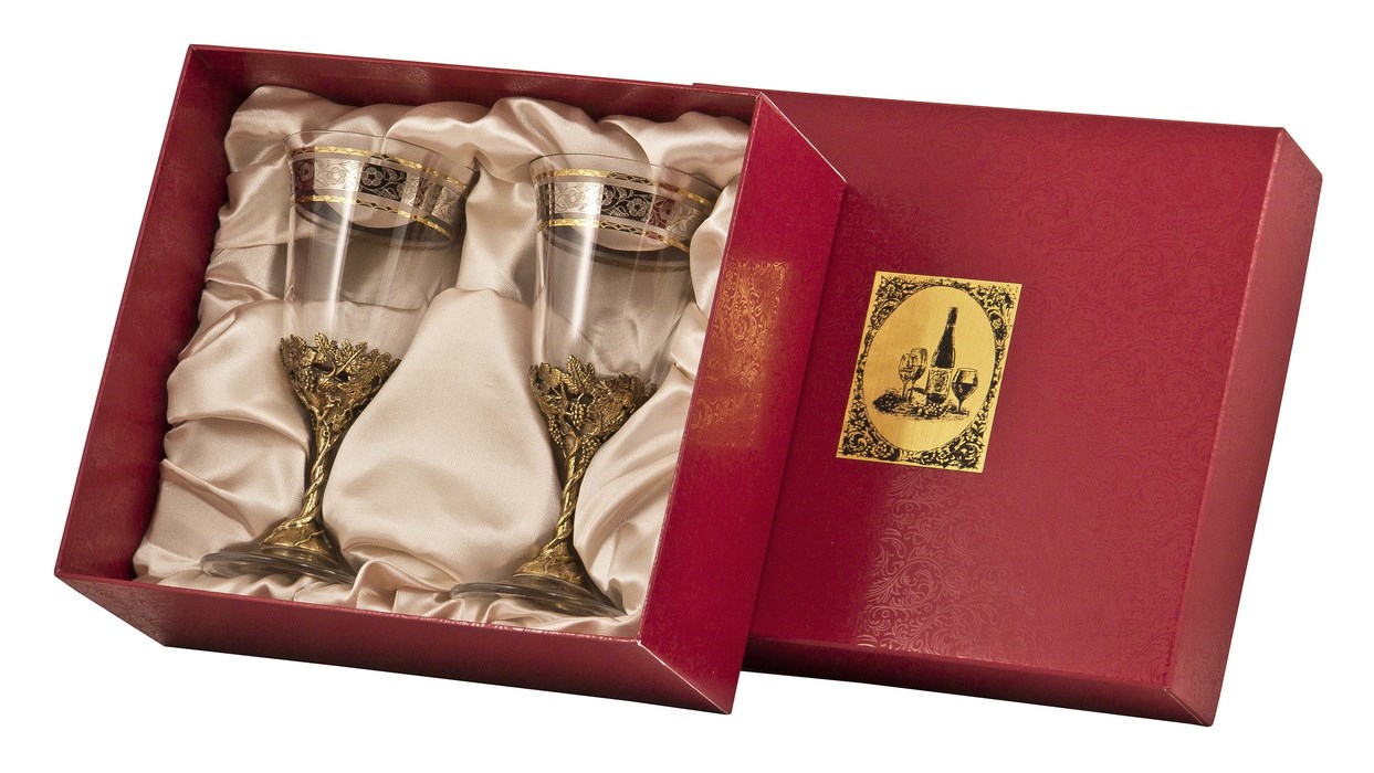 set regalo di bicchieri