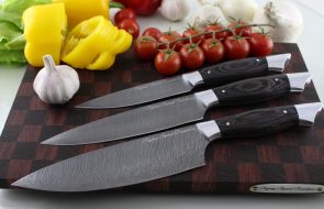 set di coltelli damasco