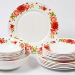 set di piatti piani per foto di opzioni per la cucina