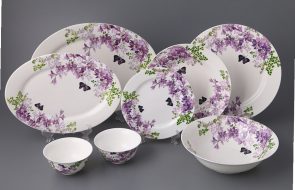 set di piatti piani per tipi di design da cucina