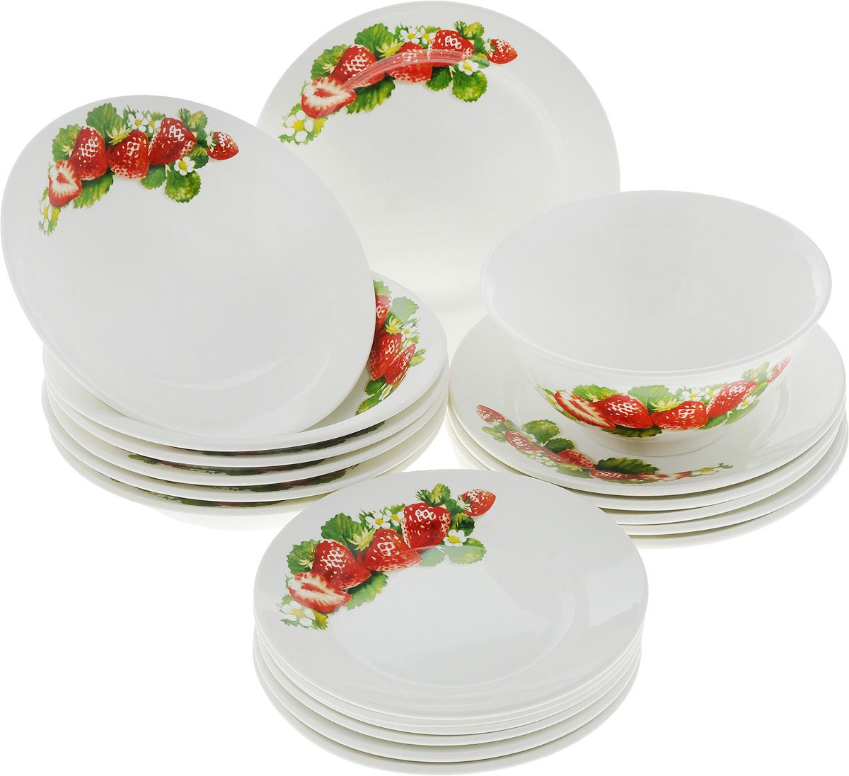 set di piatti di terracotta