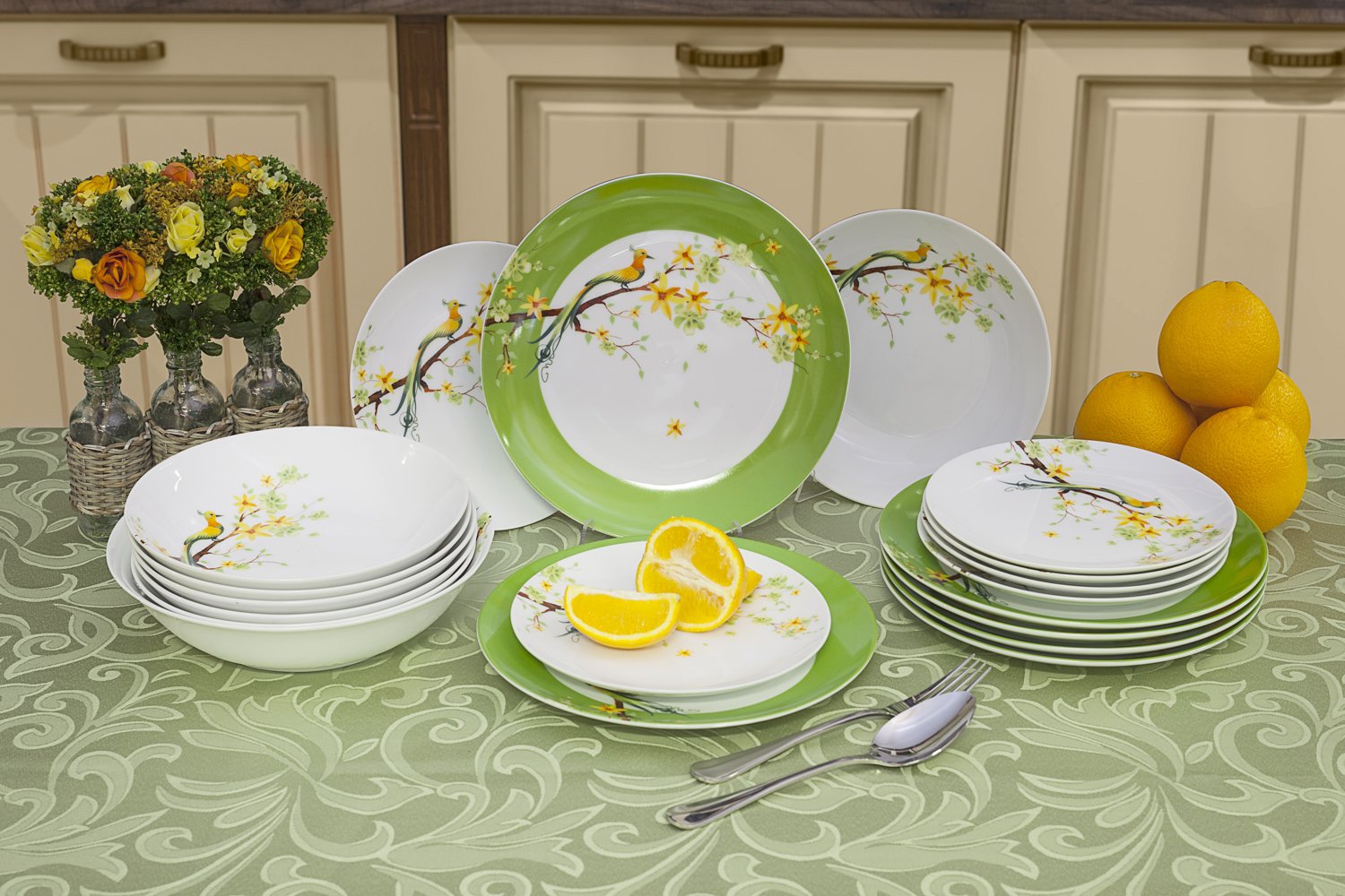 set di piatti da portata