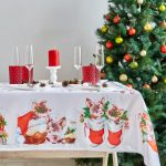 Idee per tovaglie e tovaglioli di Capodanno per interni