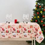 Decorazione di tovaglie e tovaglioli per Capodanno