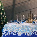 Foto di design per tovaglie e tovaglioli di Capodanno