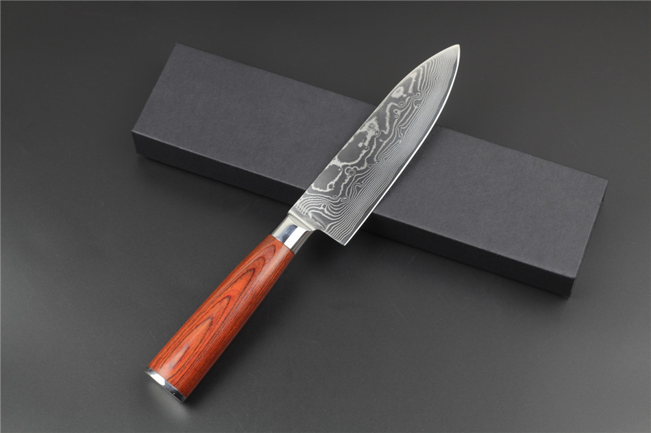 coltello in acciaio di Damasco