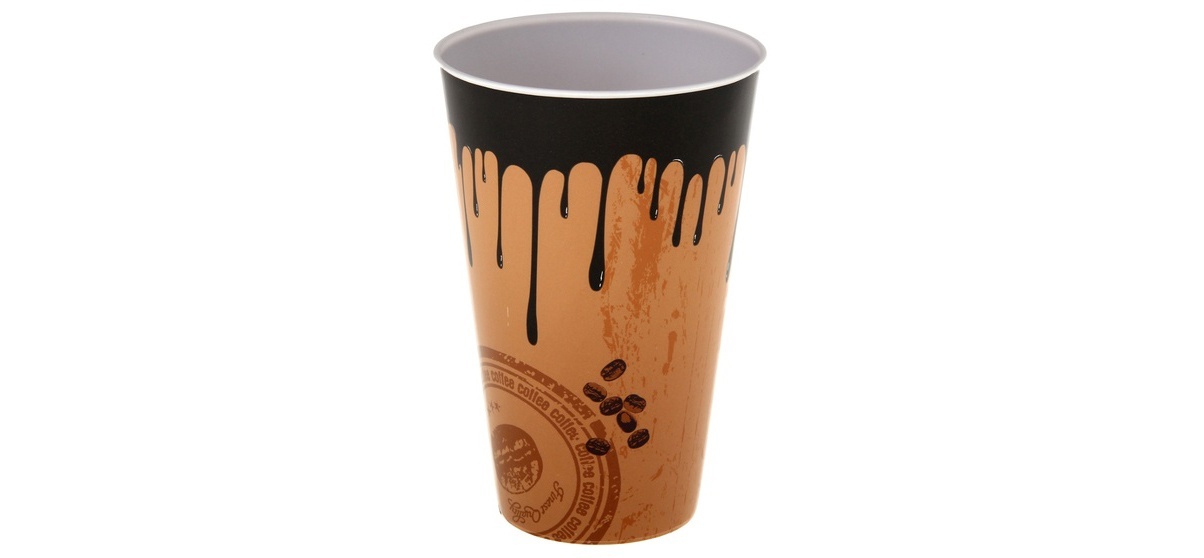 tazza di caffè di plastica