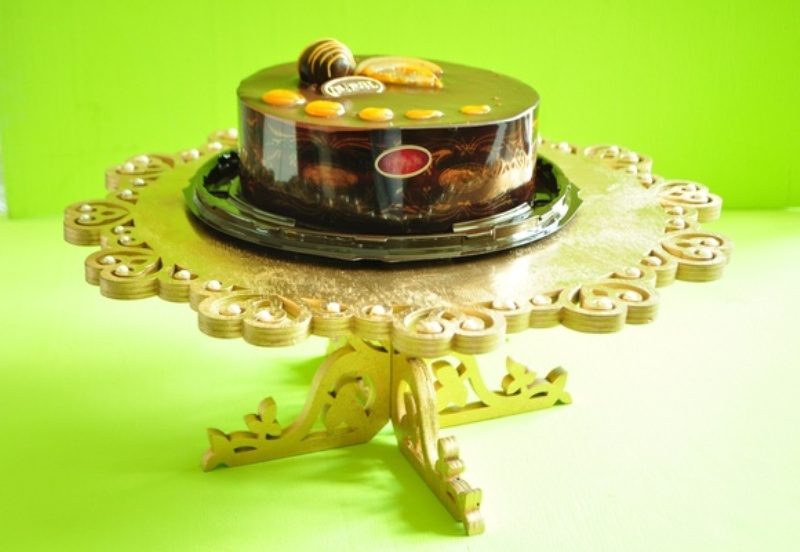porta torta in compensato