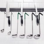 foto di design di supporti per coltelli da cucina