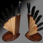 tipi di supporti per coltelli da cucina foto
