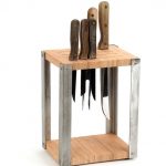 Tipi di design dei supporti per coltelli da cucina