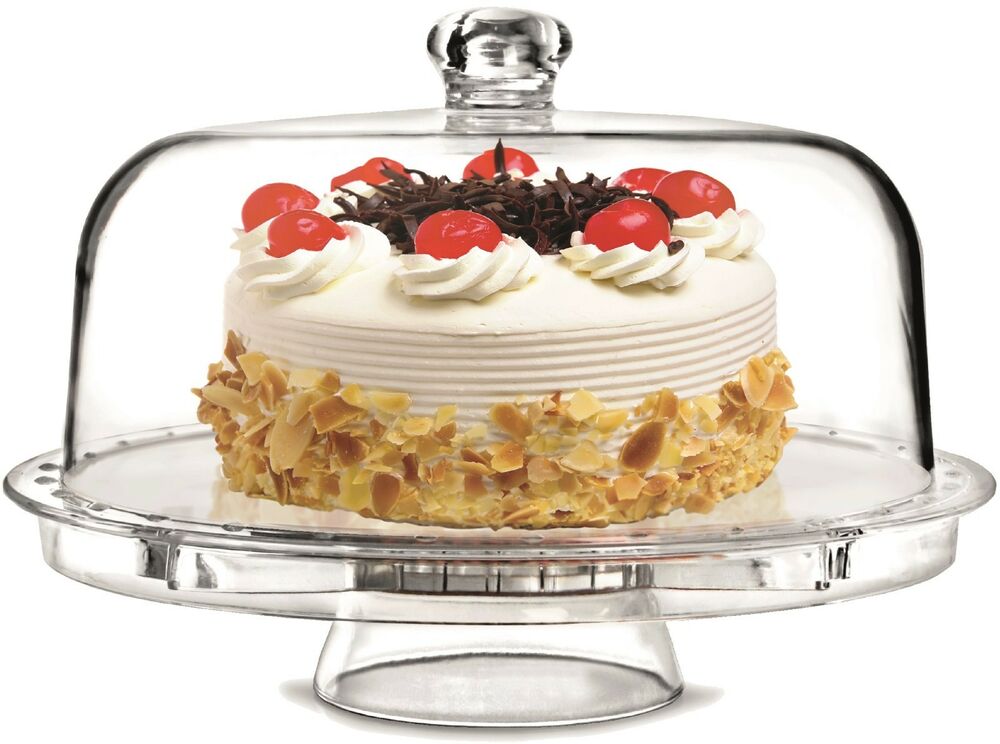 alzata per torta con coperchio