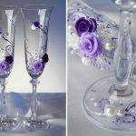 idee di design per decorazioni in vetro per le feste